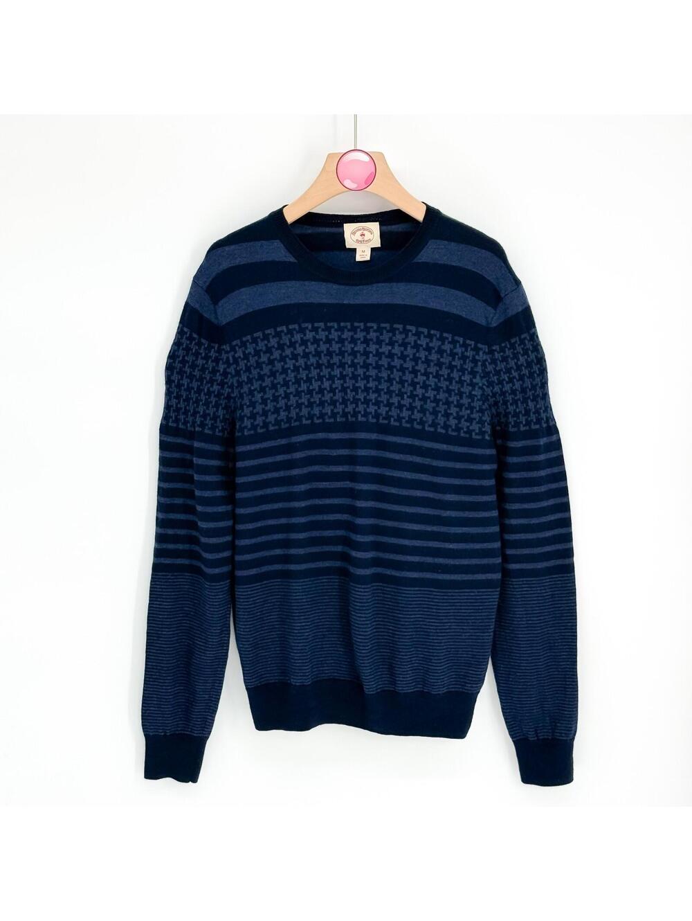 Brooks Brothers Foulard Jacquard Crewneck Sweater Mens M